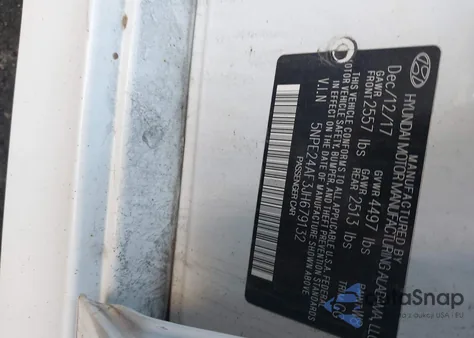 2018 Hyundai Sonata Se из США, поврежденный, VIN 5NPE24AF3JH679132